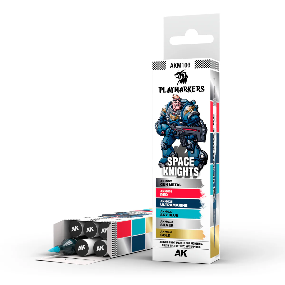 AK Interactive Playmarkers Set - Space Knight (6 Ref.) - Image 2