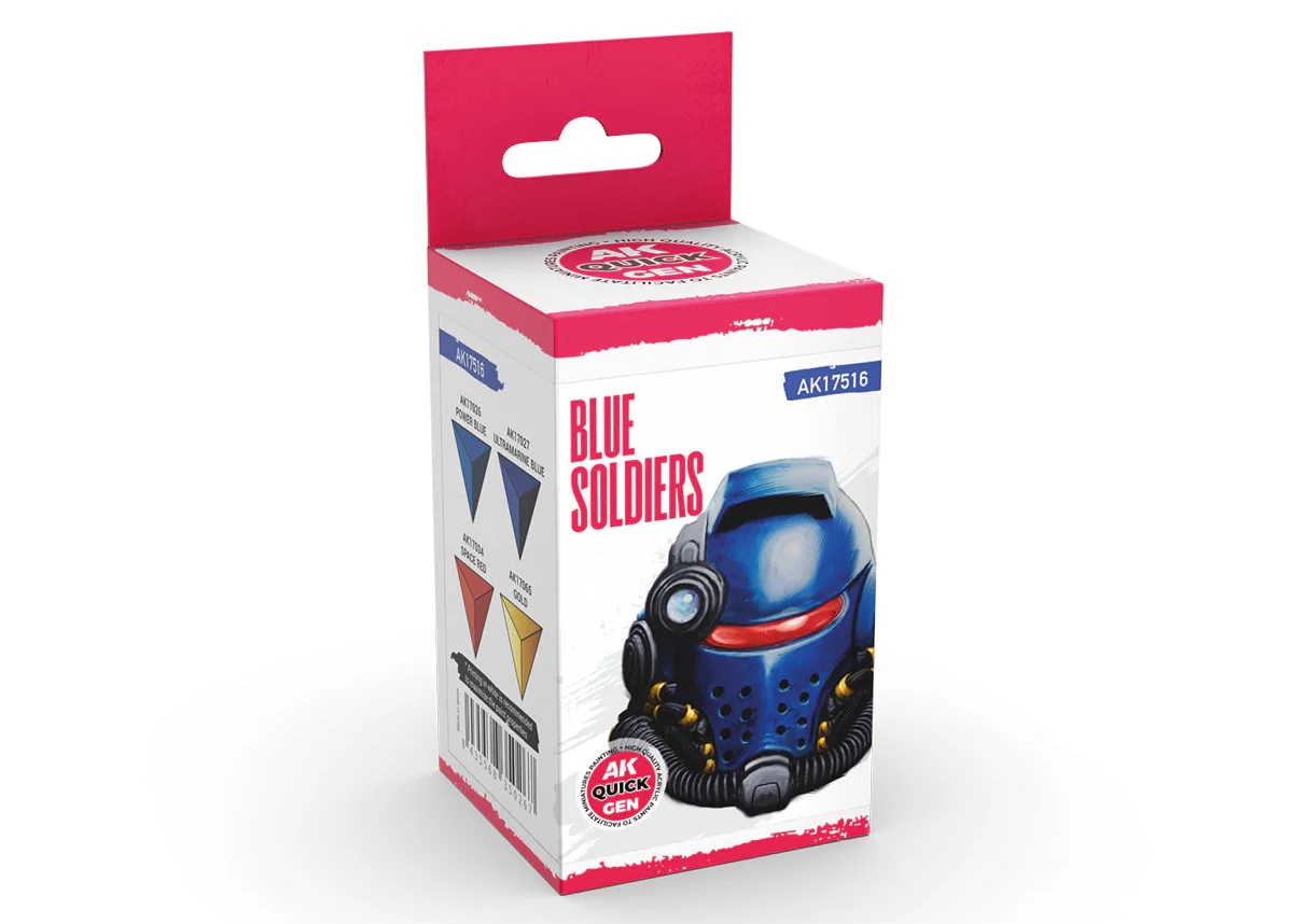 AK Interactive Quick Gen - Blue Soldiers (Set)