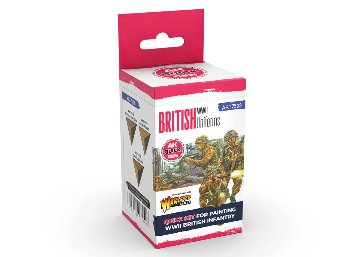 AK Interactive Quick Gen - British Uniforms (Set)