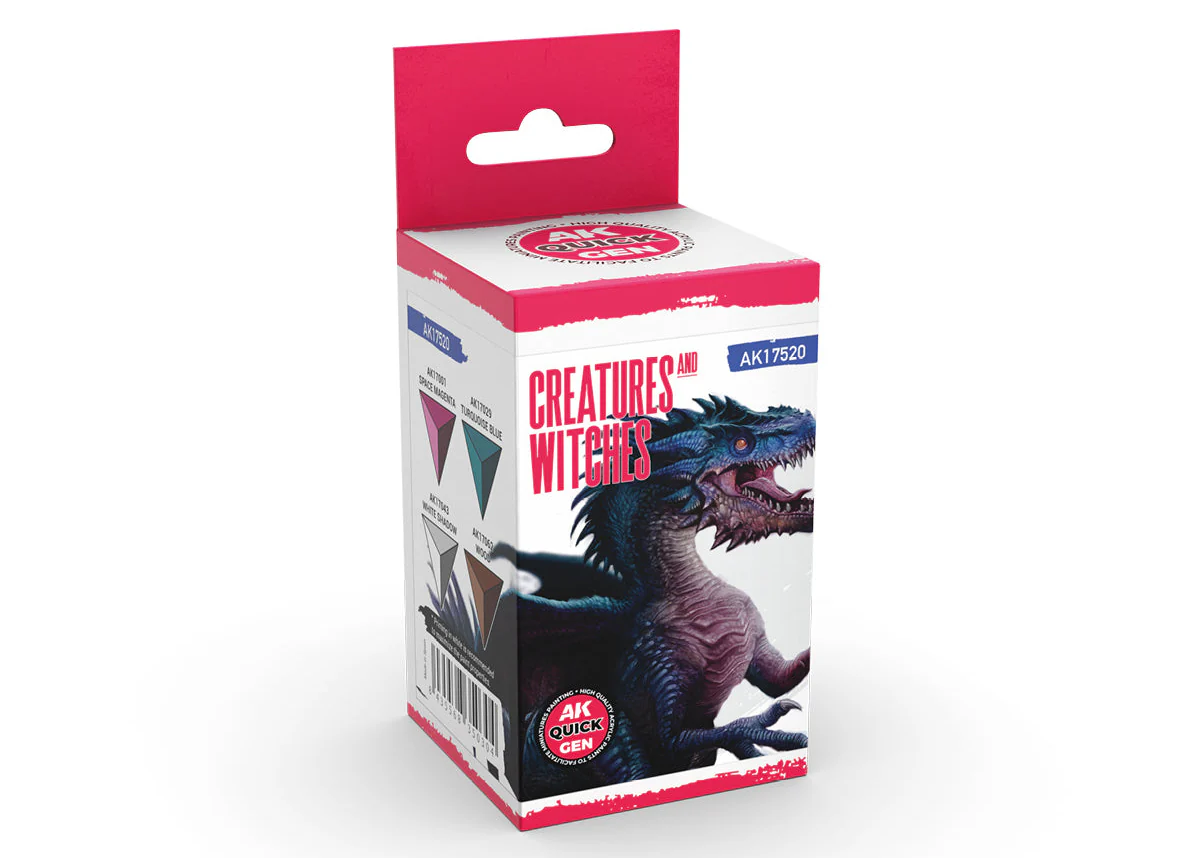 AK Interactive Quick Gen - Creatures And Witches (Set)