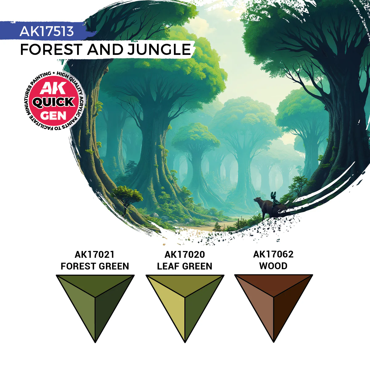 AK Interactive Quick Gen - Forest & Jungle (Set) - Image 3