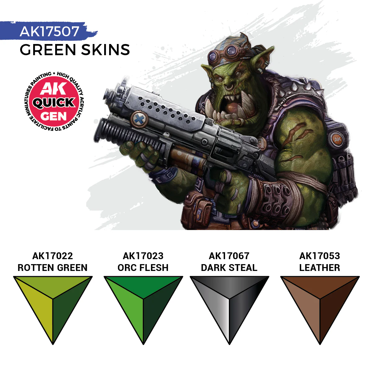 AK Interactive Quick Gen - Green Skins (Set) - Image 3