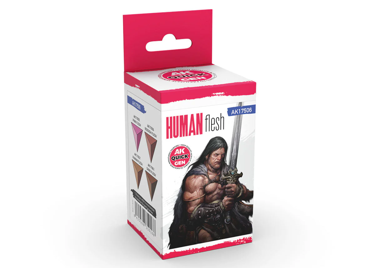 AK Interactive Quick Gen - Human Flesh (Set)