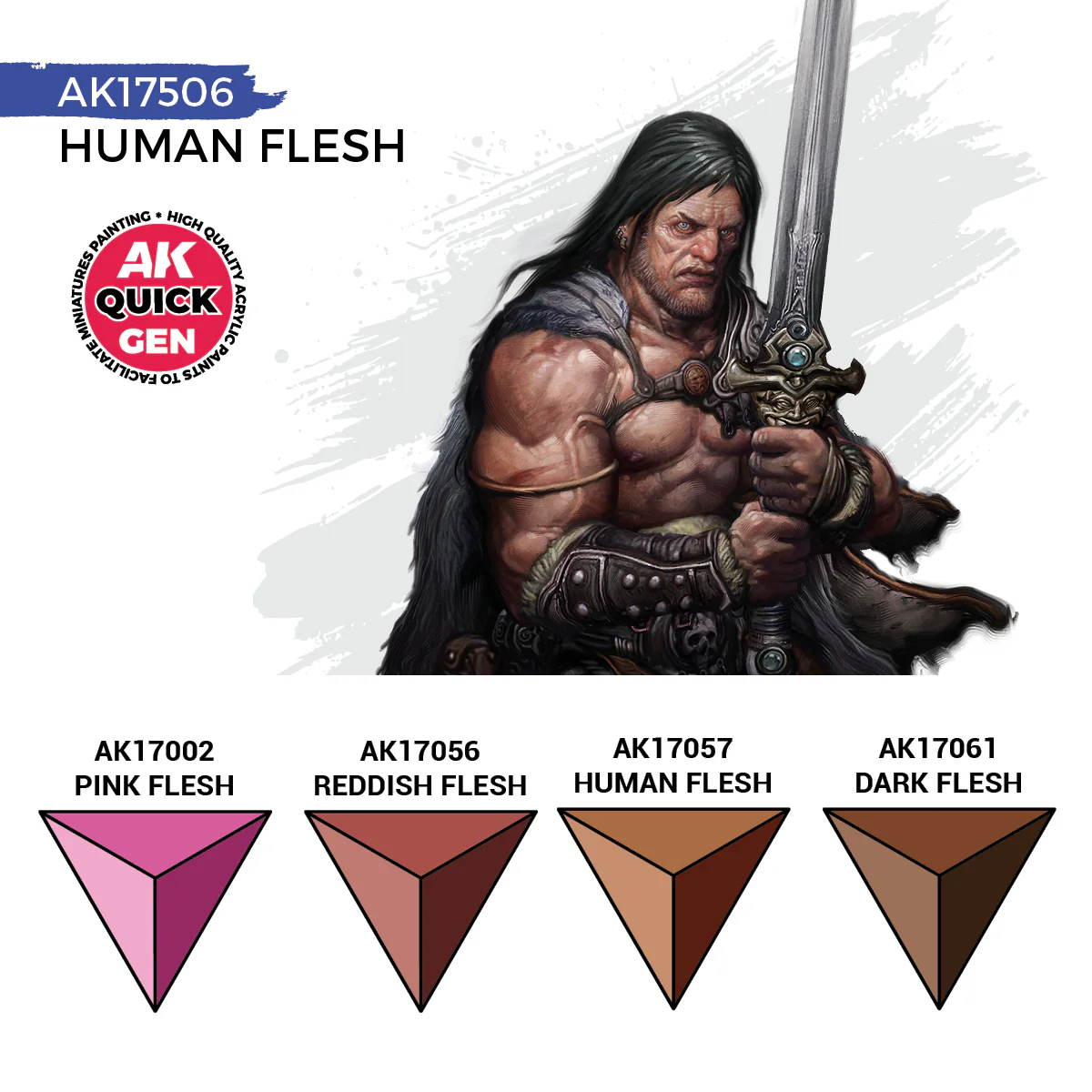 AK Interactive Quick Gen - Human Flesh (Set) - Image 3