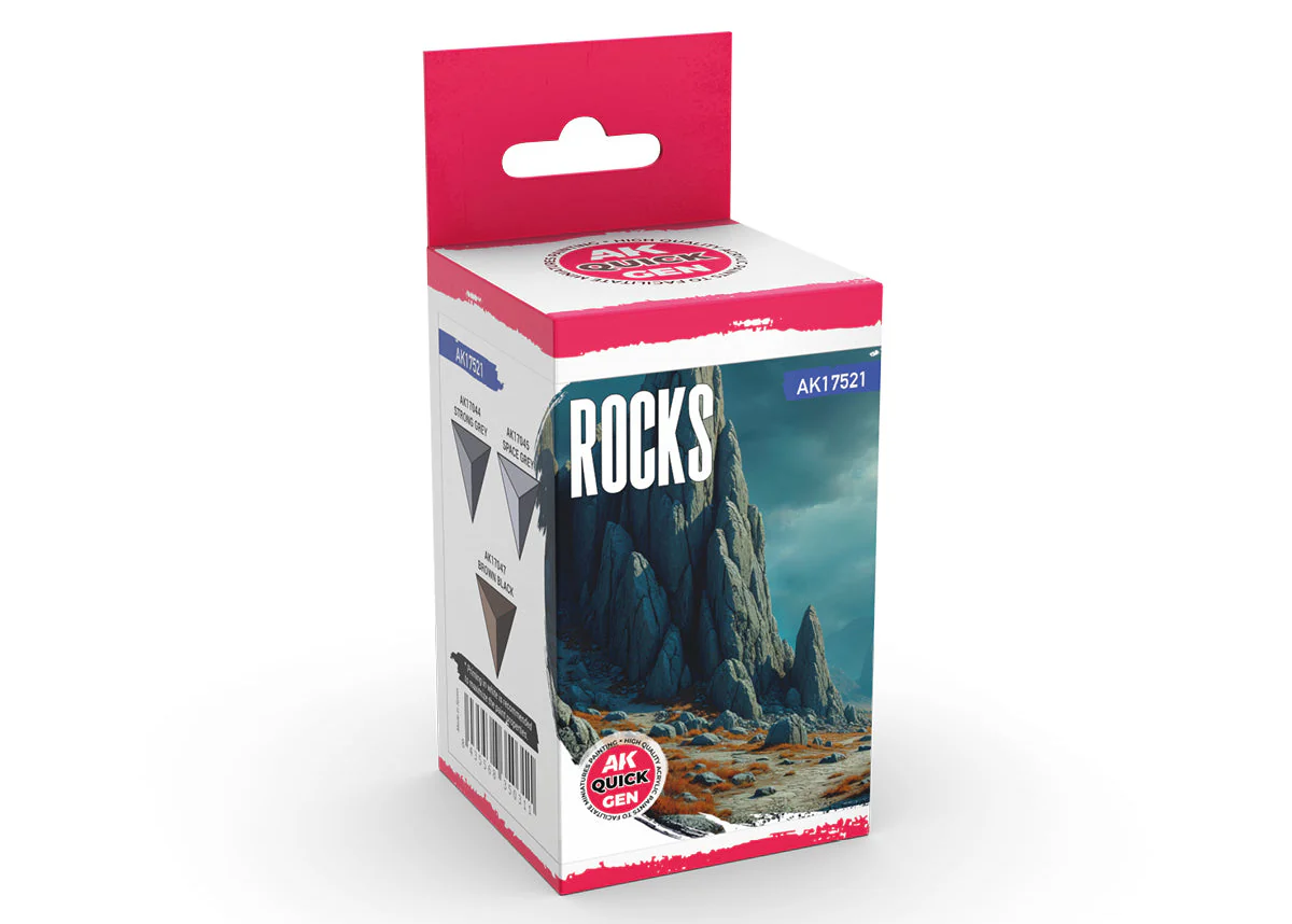 AK Interactive Quick Gen - Rocks (Set)