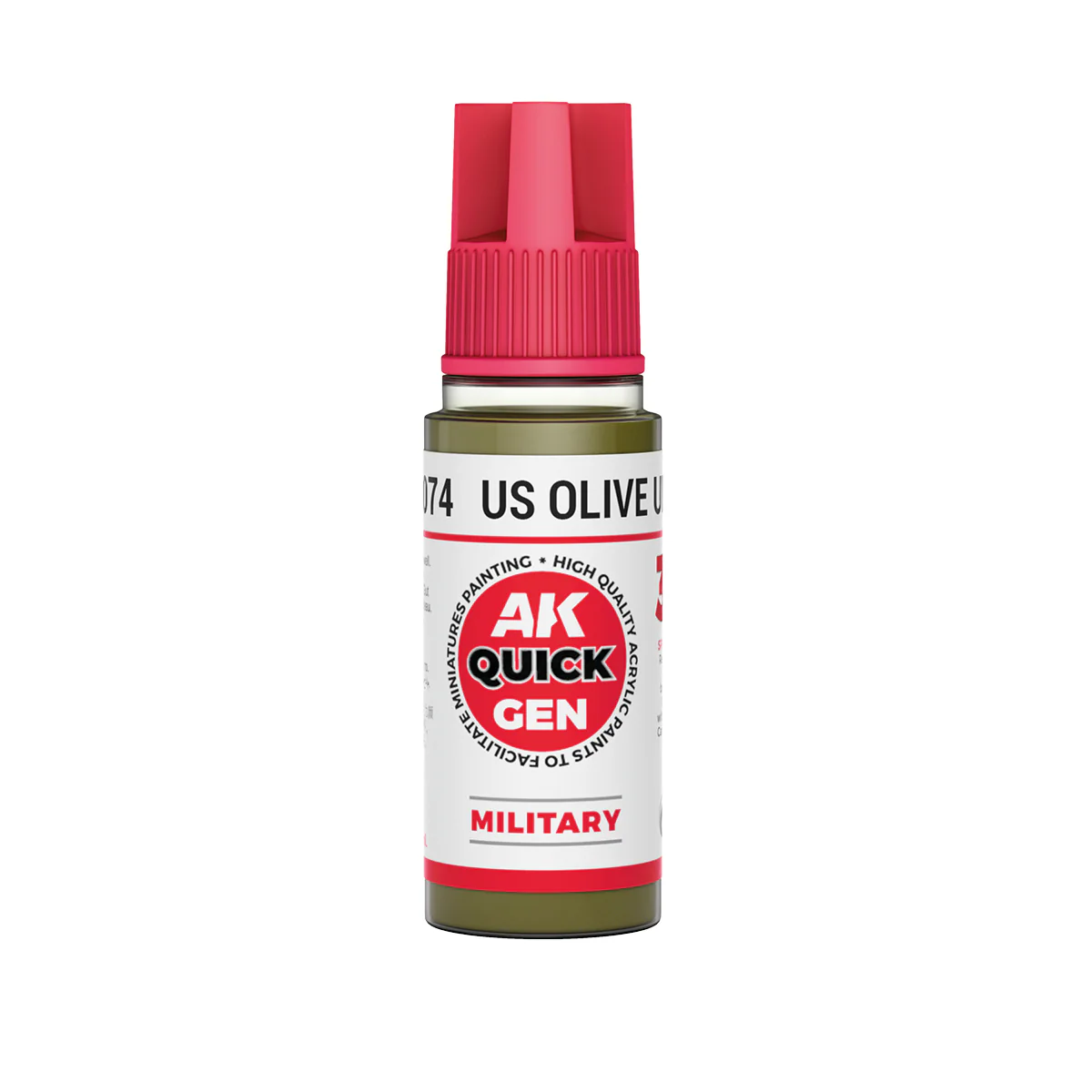 AK Interactive Quick Gen - Us Olive Uniform 18 ml