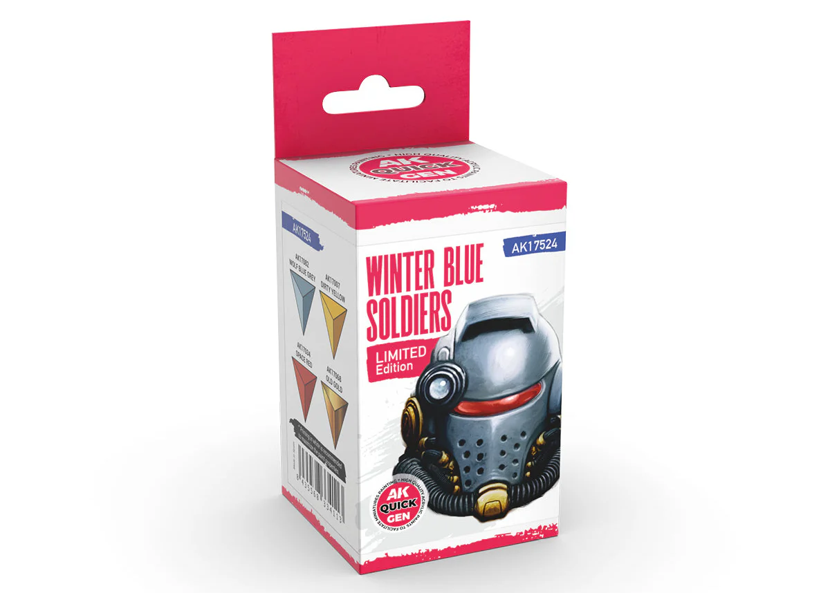 AK Interactive Quick Gen - Winter Blue Soldiers (Set)