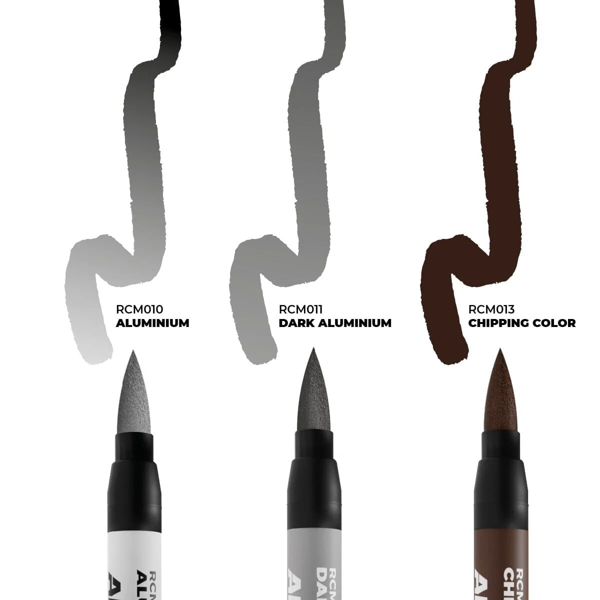 AK Interactive Real Colors Markers Chipping - Set 3 Real Colors Markers - Image 2