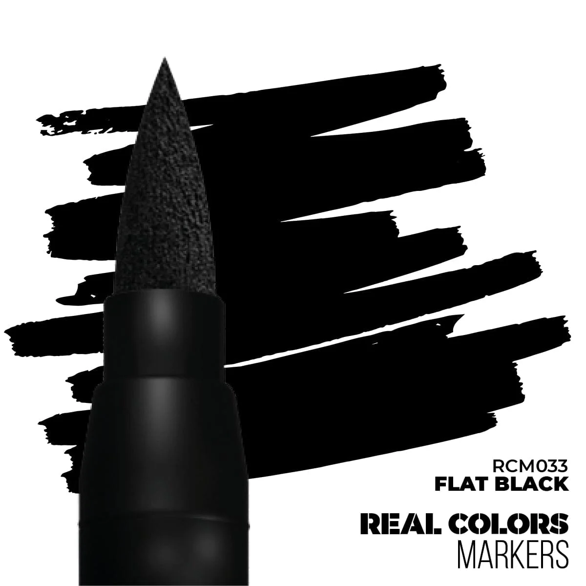 AK Interactive Real Colors Markers Flat Black - Image 2