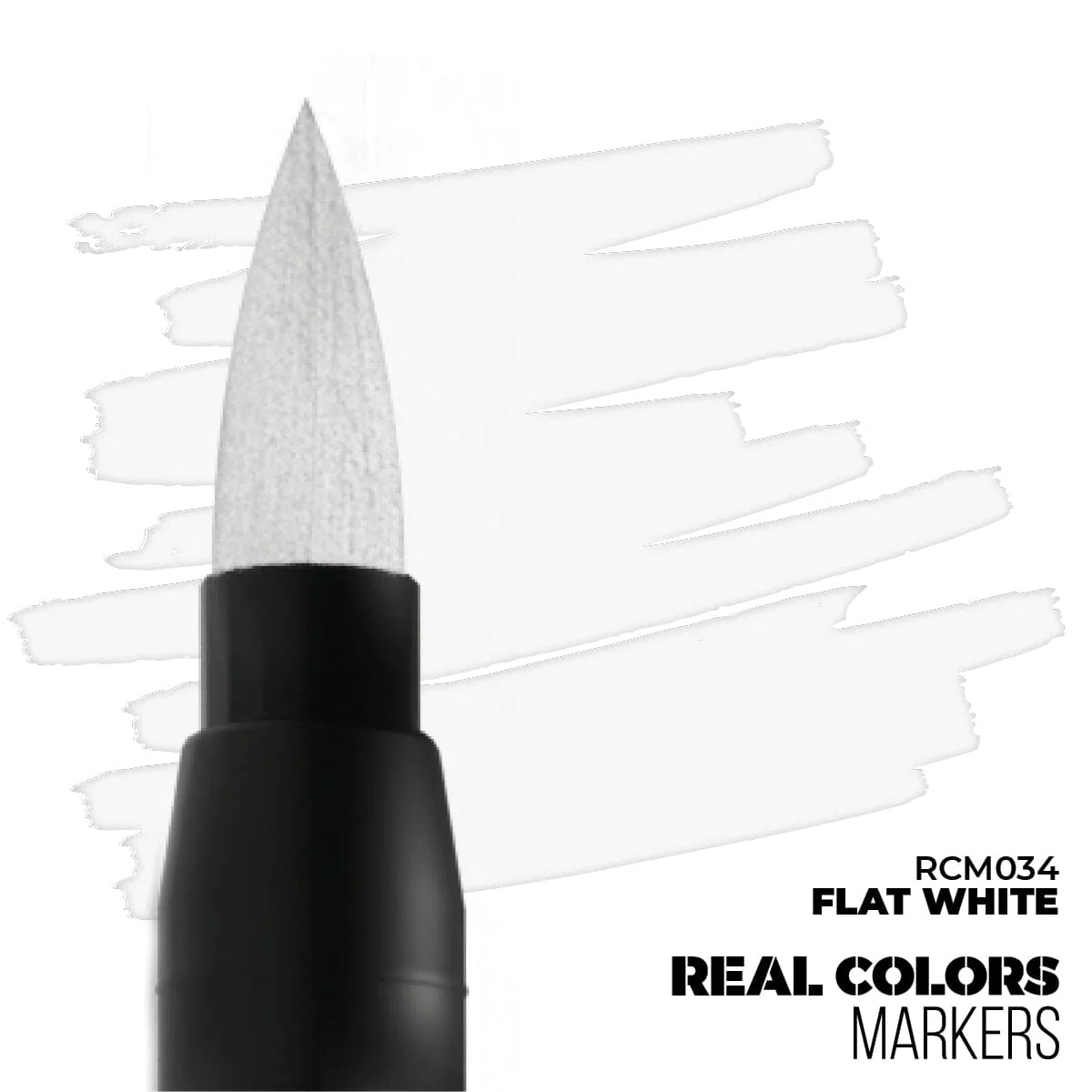 AK Interactive Real Colors Markers Flat White - Image 2