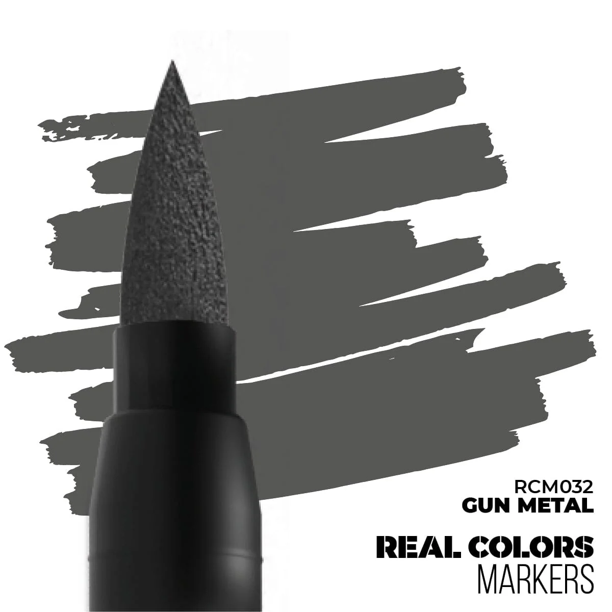 AK Interactive Real Colors Markers Gun Metal - Image 2