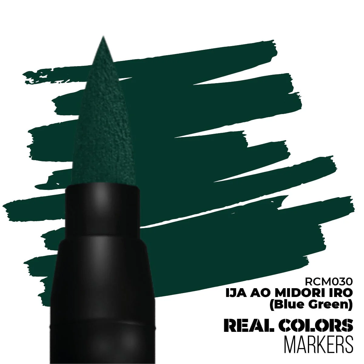 AK Interactive Real Colors Marker IJA AO Midori IRO (Blue Green) Acrylic Paint - Image 2