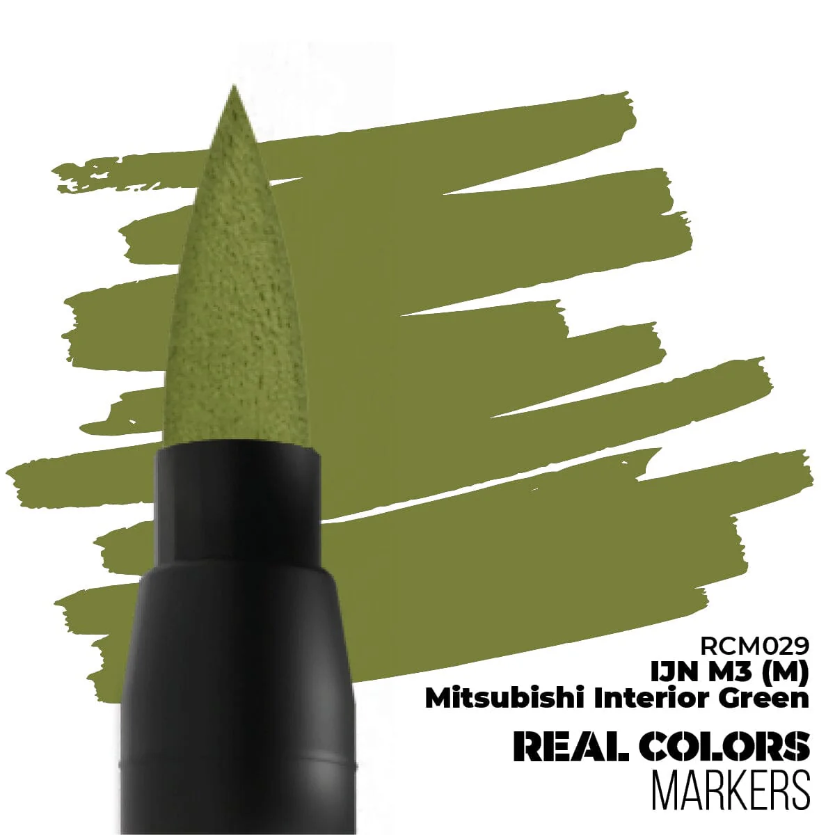 AK Interactive Real Colors Markers IJN M3 (M) Mitsubishi Interior Green - Image 2