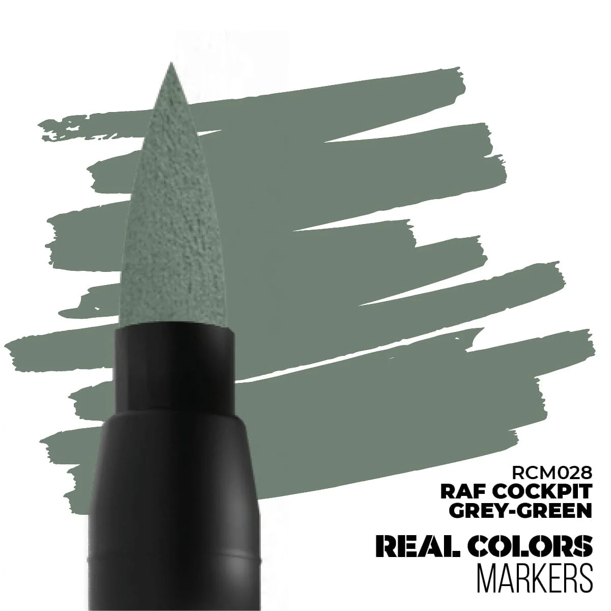 AK Interactive Real Colors Marker RAF Cockpit Grey-Green Acrylic Paint - Image 2