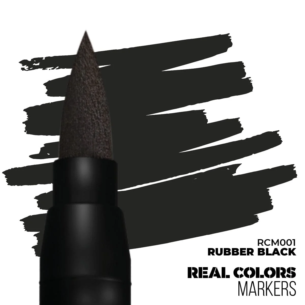AK Interactive Real Colors Markers Rubber Black - Image 2