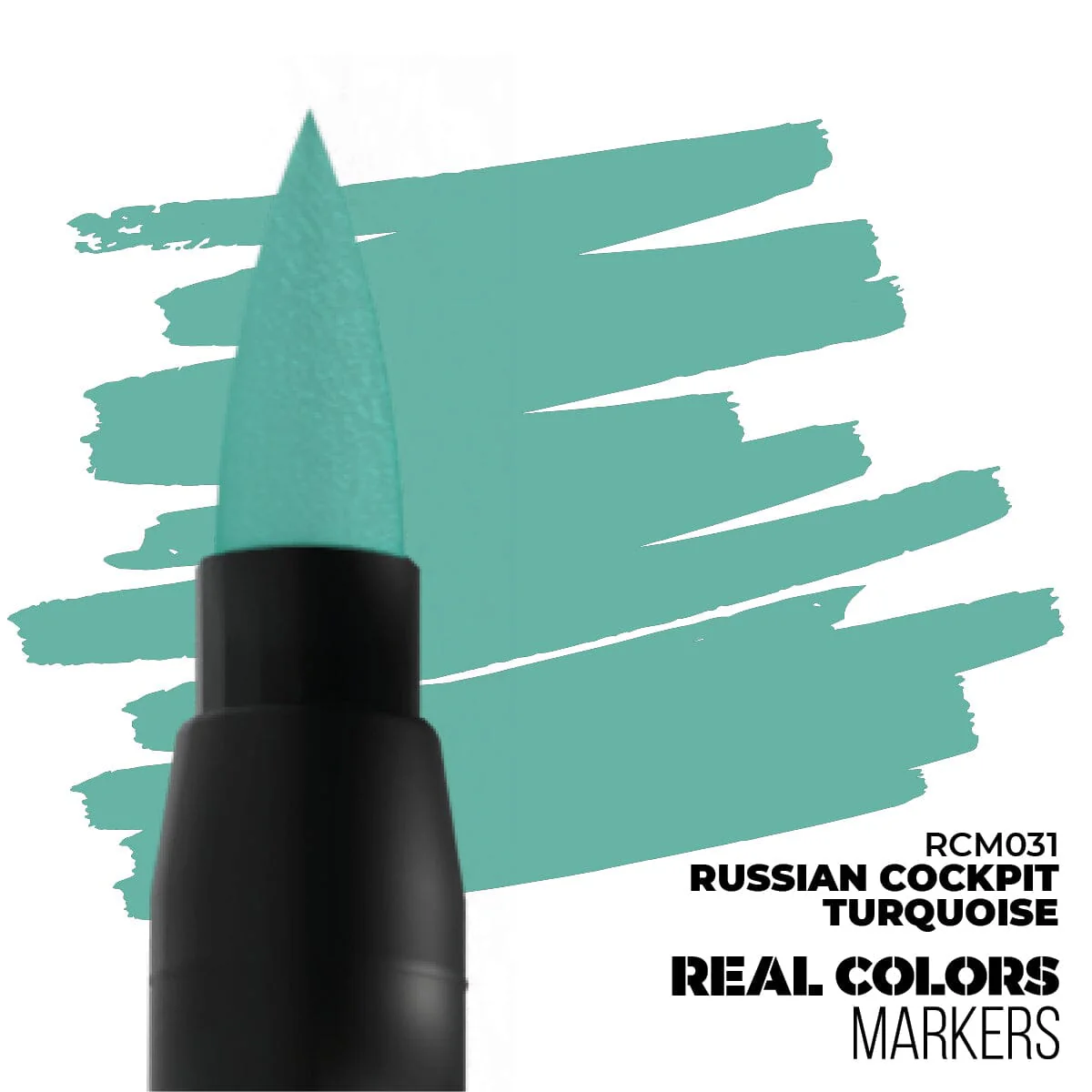 AK Interactive Real Colors Marker Russian Cockpit Turquoise Acrylic Paint - Image 2