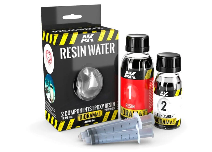 AK Interactive Resin Water 2-Components Epoxy Resin - 180ml