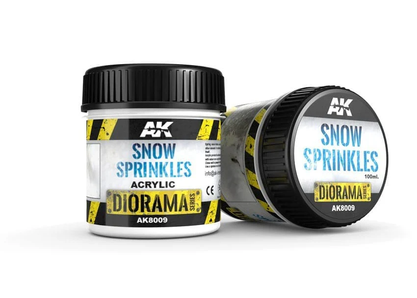 AK Interactive Snow Sprinkles - 100ml (Acrylic)