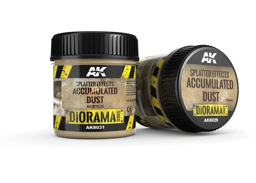 AK Interactive Splatter Effects Accumulated Dust - 100ml (Acrylic)