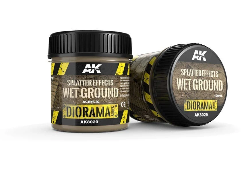 AK Interactive Splatter Effects Wet Ground - 100ml (Acrylic)