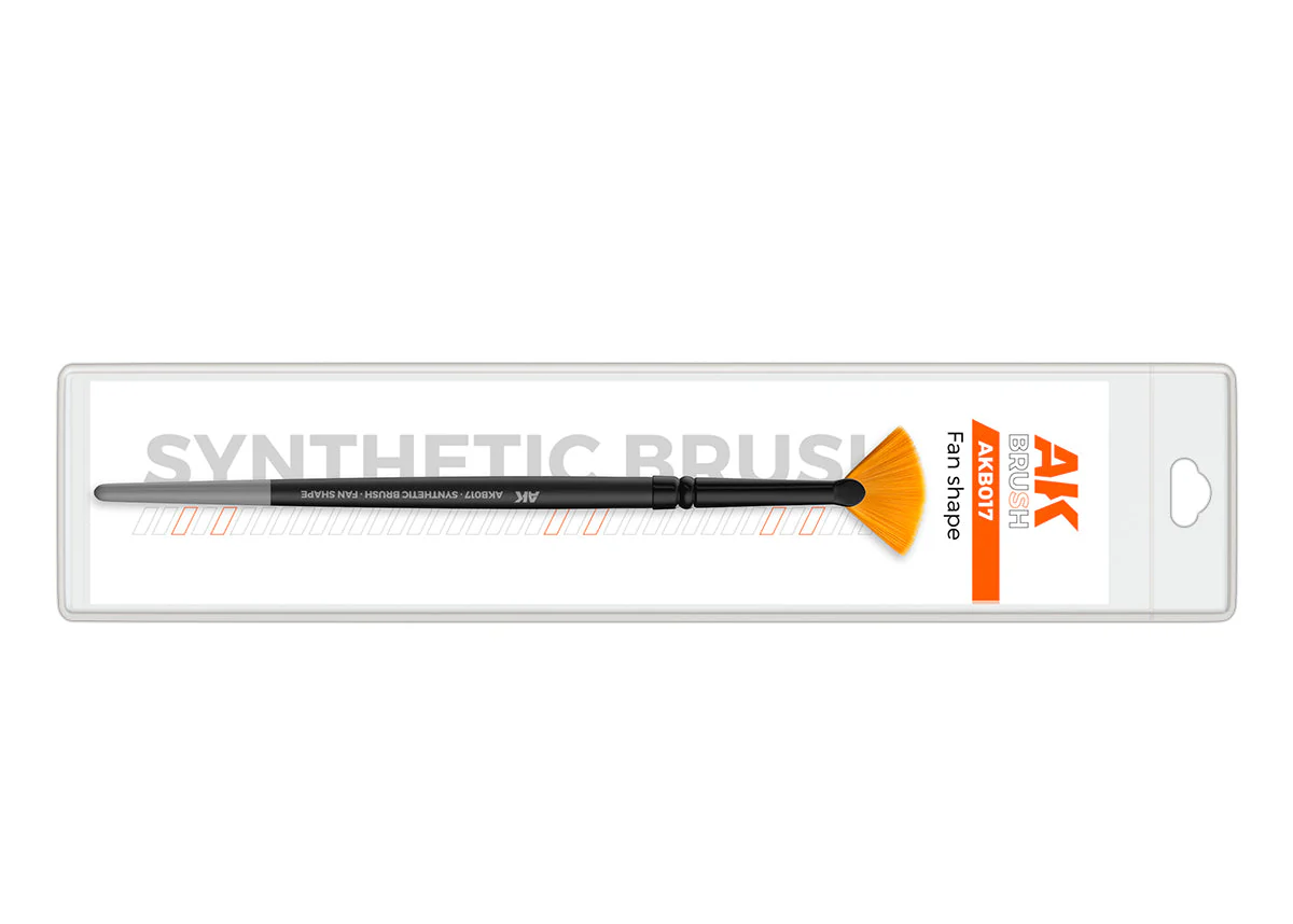 AK Interactive Synthetic Brush - Fan Shape