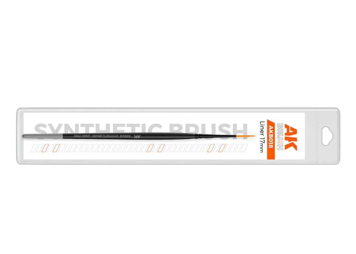 AK Interactive Synthetic Brush - Liner 17mm