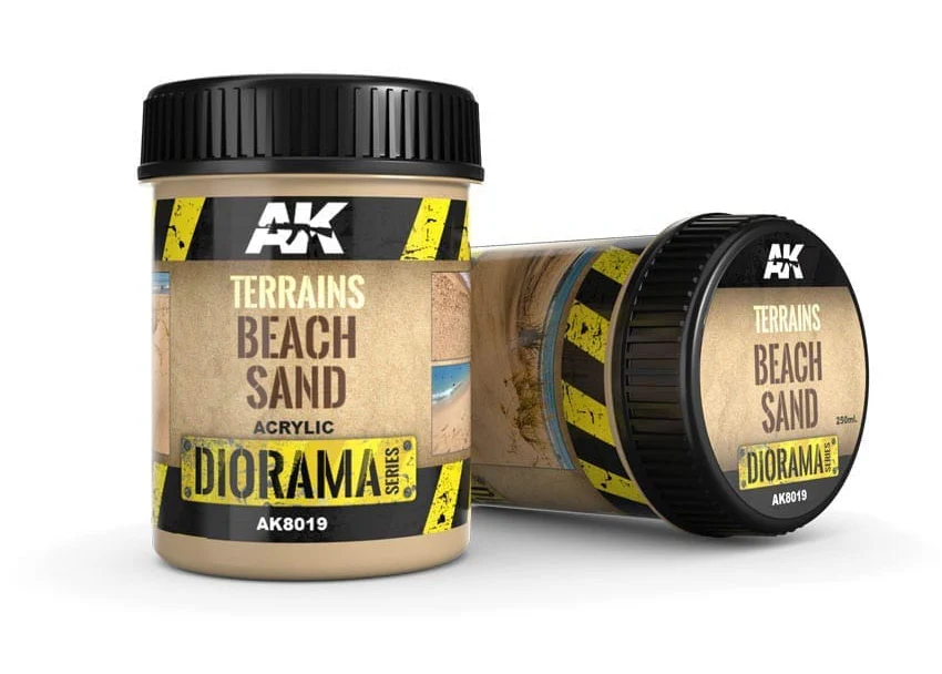 AK Interactive Terrains Beach Sand - 250ml (Acrylic)