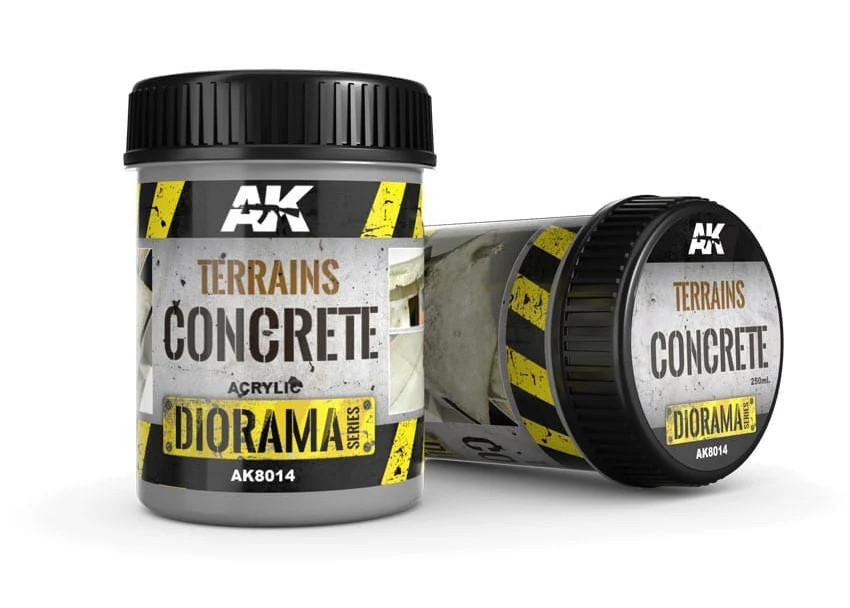 AK Interactive Terrains Concrete - 250ml (Acrylic)