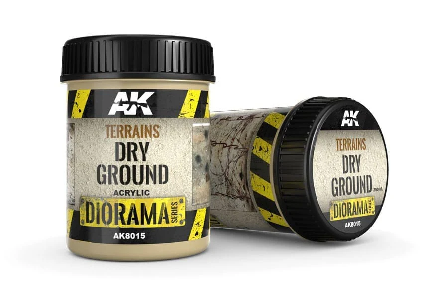 AK Interactive Terrains Dry Ground - 250ml (Acrylic)