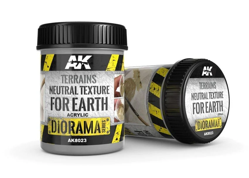 AK Interactive Terrains Neutral Texture - 250ml (Acrylic)