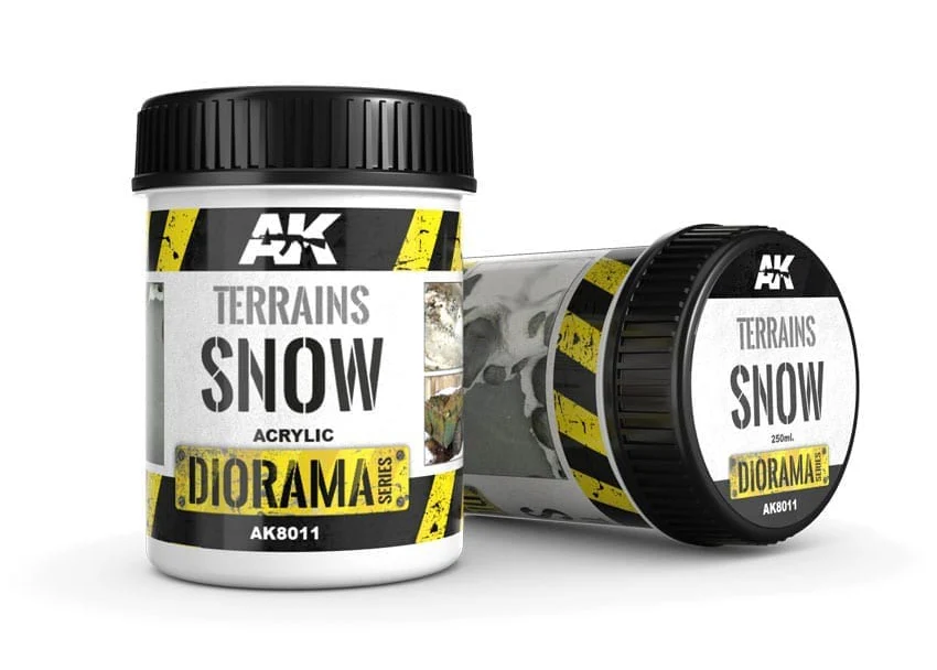 AK Interactive Terrains Snow - 250ml (Acrylic)