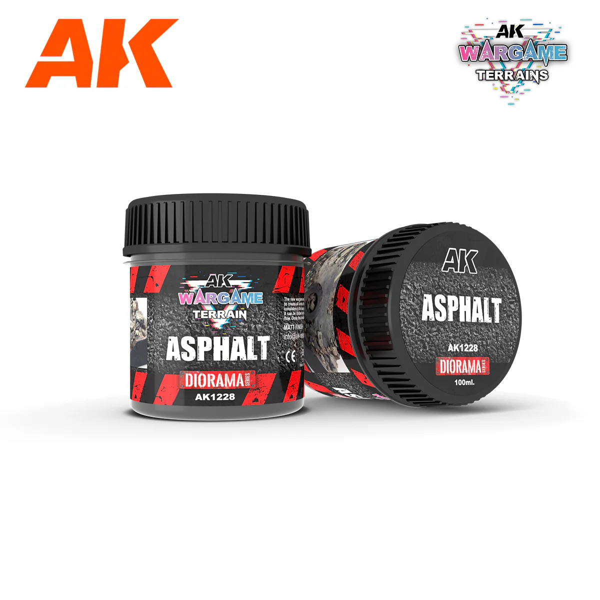AK Interactive Wargame Battle Ground Terrains Asphalt - 100ml (Acrylic) - Image 4