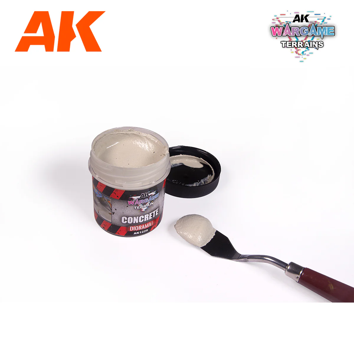 AK Interactive Wargame Battle Ground Terrains Concrete - 100ml (Acrylic) - Image 2