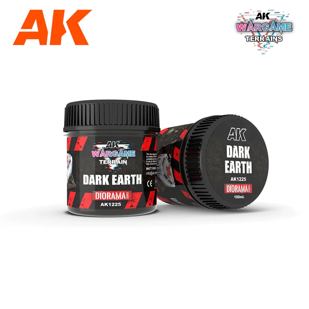 AK Interactive Wargame Battle Ground Terrains Dark Earth - 100ml (Acrylic) - Image 4