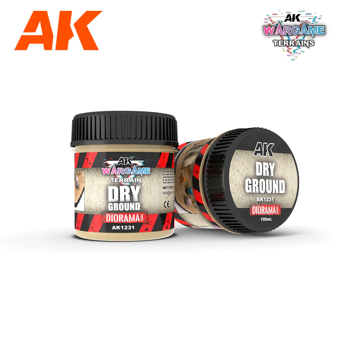 AK Interactive Wargame Battle Ground Terrains Dry Ground - 100ml (Acrylic) - Image 4