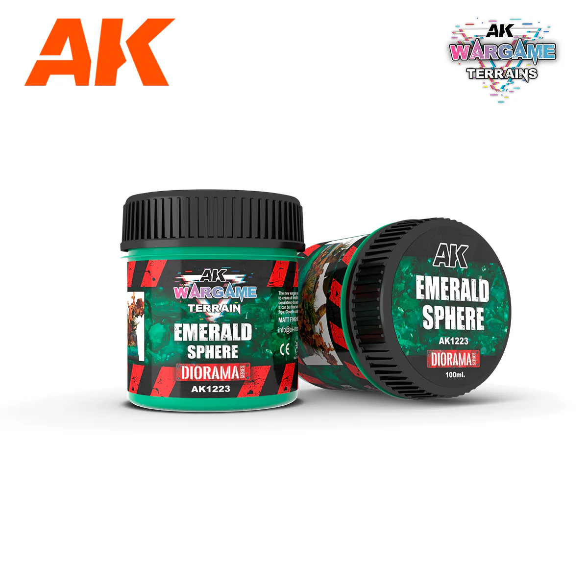 AK Interactive Wargame Battle Ground Terrains Emerald Sphere - 100ml (Acrylic) - Image 4