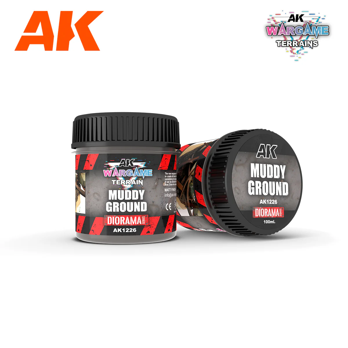 AK Interactive Wargame Battle Ground Terrains Muddy Ground - 100ml (Acrylic) - Image 4