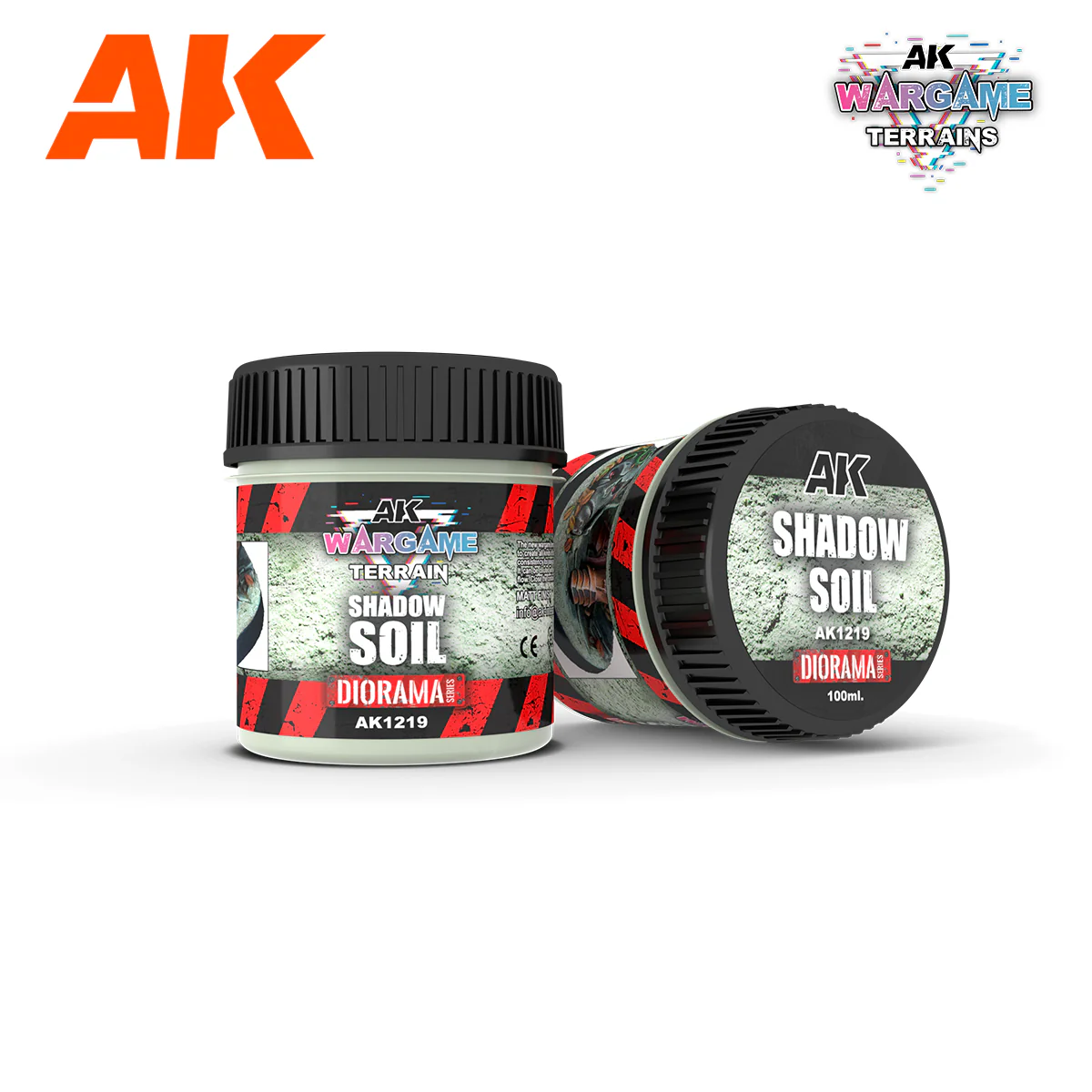 AK Interactive Wargame Battle Ground Terrains Shadow Soil - 100ml (Acrylic) - Image 4