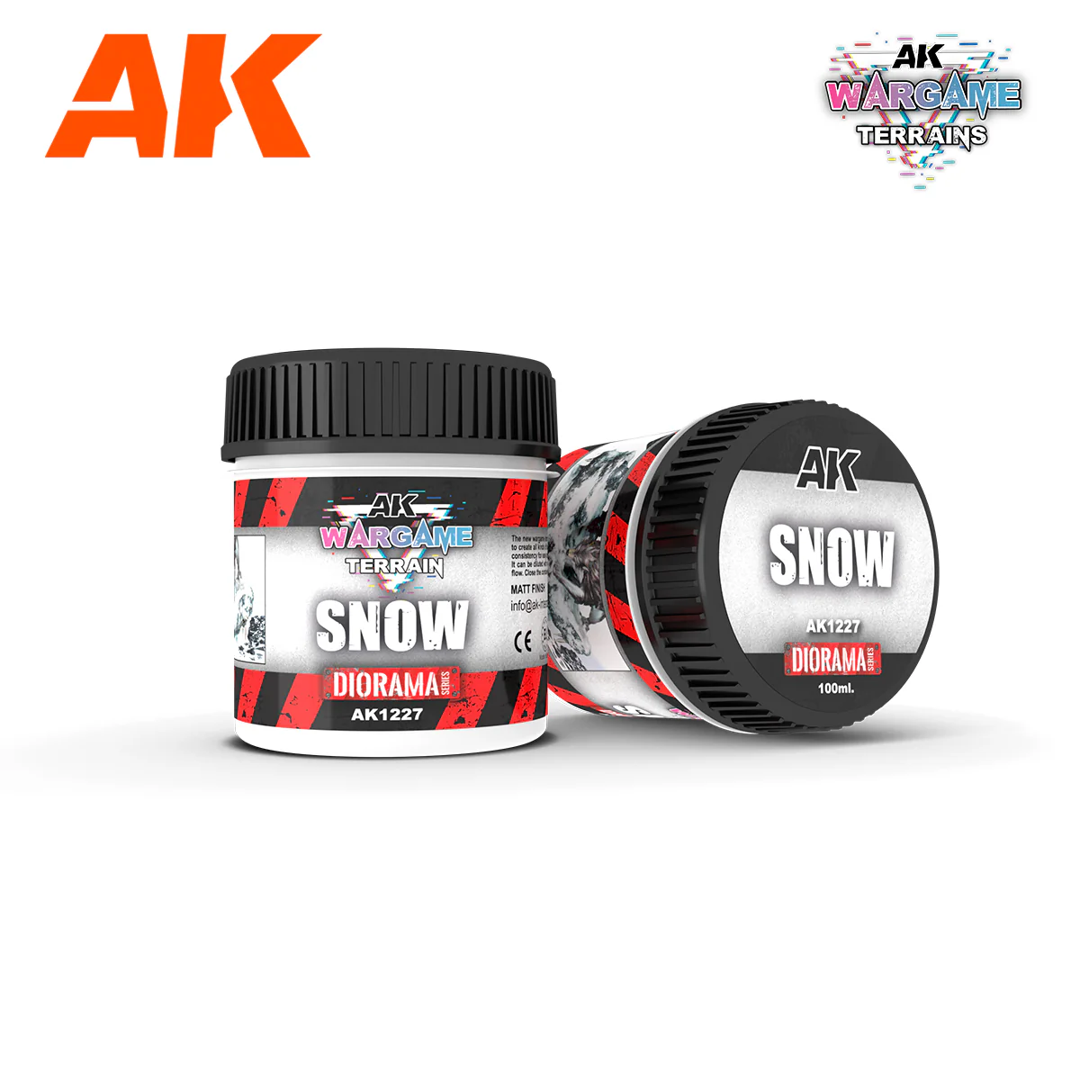 AK Interactive Wargame Battle Ground Terrains Snow - 100ml (Acrylic) - Image 4