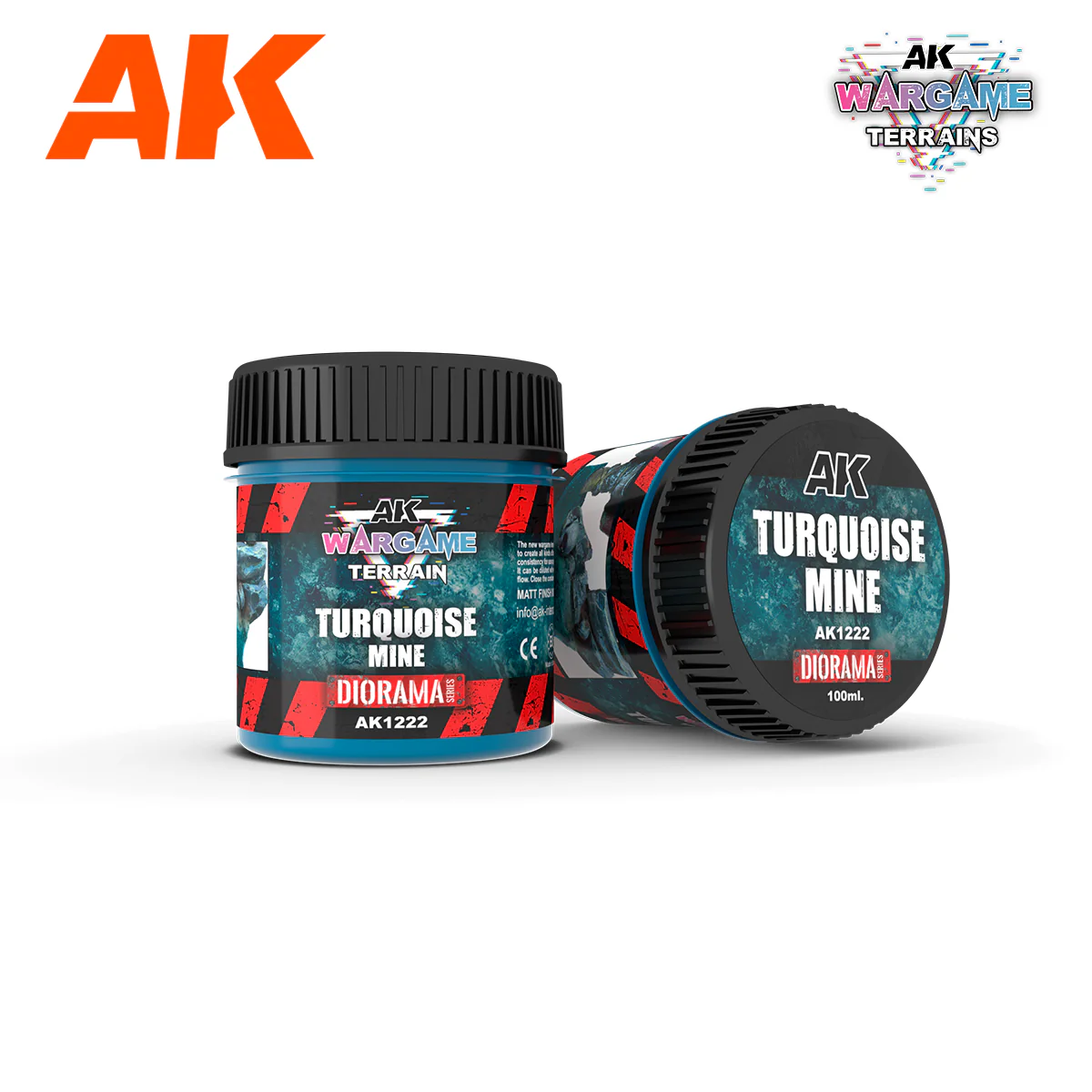 AK Interactive Wargame Battle Ground Terrains Turquoise Mine - 100ml (Acrylic) - Image 4