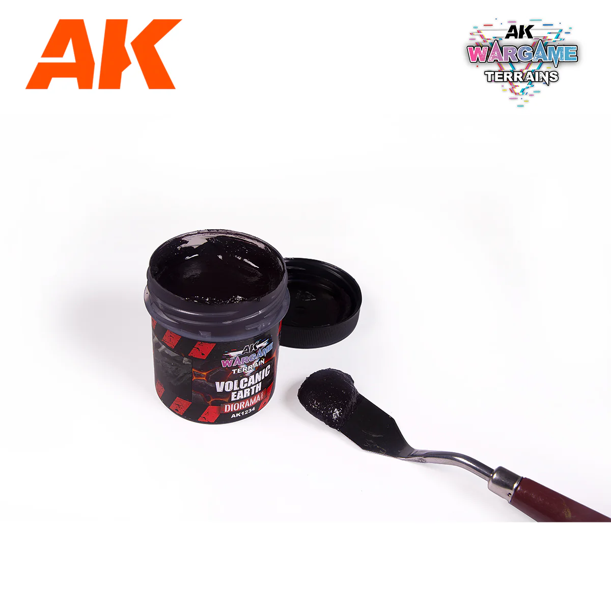 AK Interactive Wargame Battle Ground Terrains Volcanic Earth - 100ml (Acrylic) - Image 2