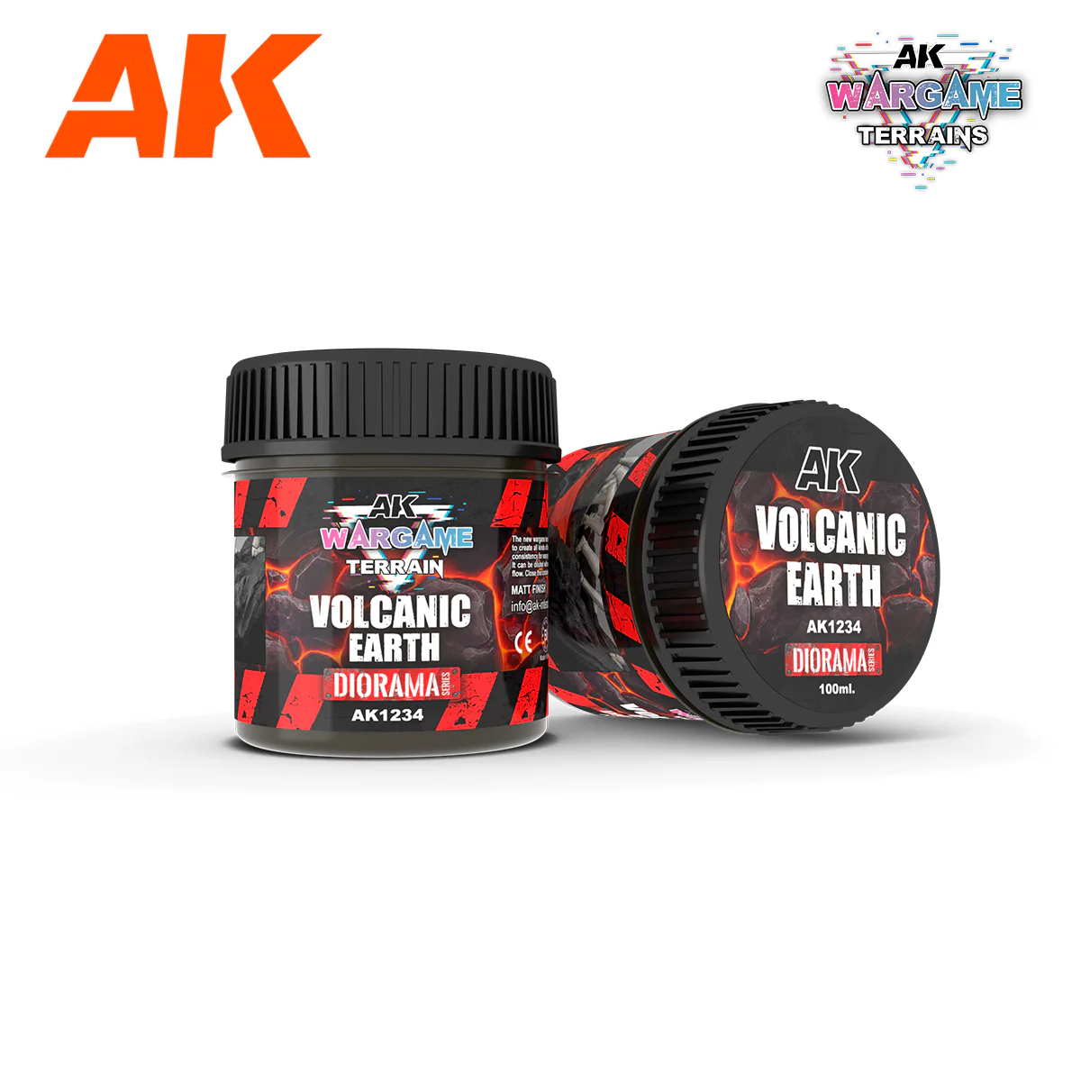 AK Interactive Wargame Battle Ground Terrains Volcanic Earth - 100ml (Acrylic) - Image 4