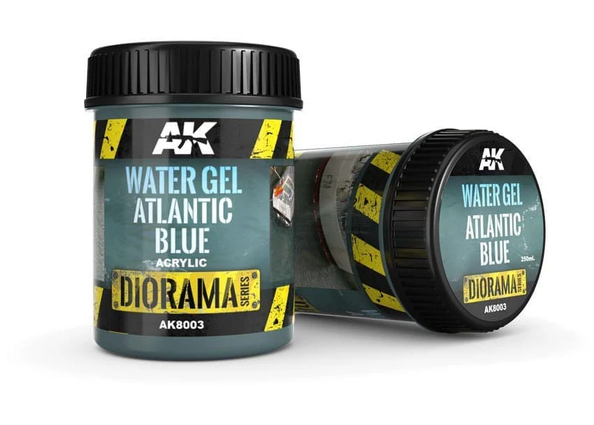 AK Interactive Water Gel Atlantic Blue - 250ml (Acrylic)
