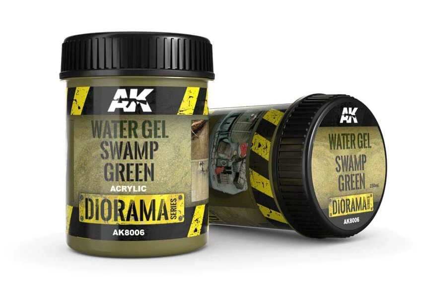 AK Interactive Water Gel Swamp Green Effects - 250ml (Acrylic)