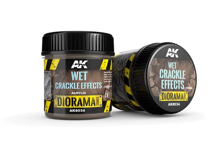 AK Interactive Wet Crackle Effects - 100ml (Acrylic)