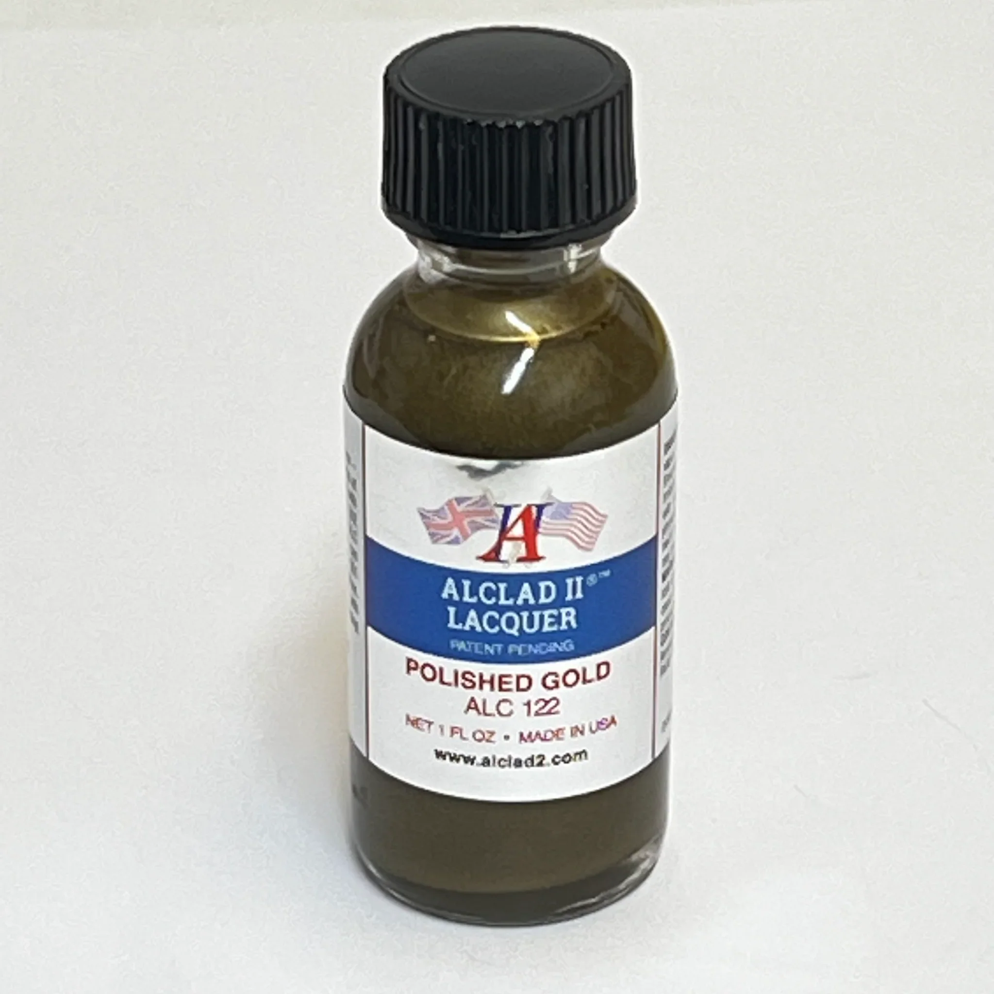 Alclad II 1oz. Bottle Polished Gold Lacquer ALC-122