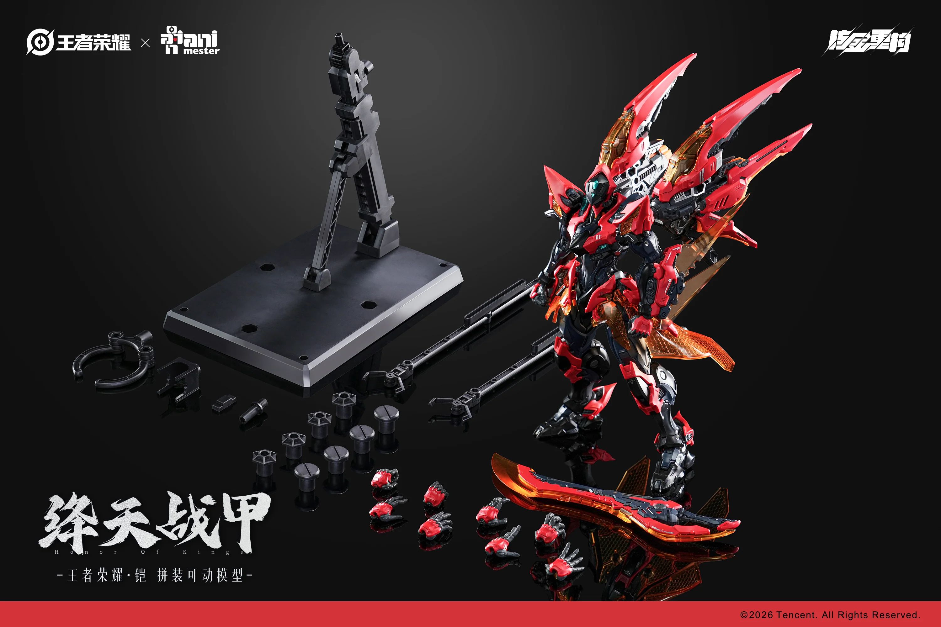Infinite Dimension Honor of Kings Sun Kai (Crimson Sky Armor Ver.) Model Kit (With Bonus) - Image 20