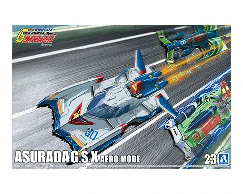 Aoshima 1/24 Cyber Formula Asurada G.S.X Aero Mode - Image 2
