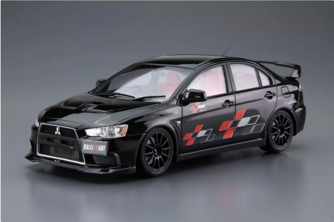 Aoshima 1/24 Mitsubishi Ralliart CZ4A Lancer Evolution X '07 - Image 2