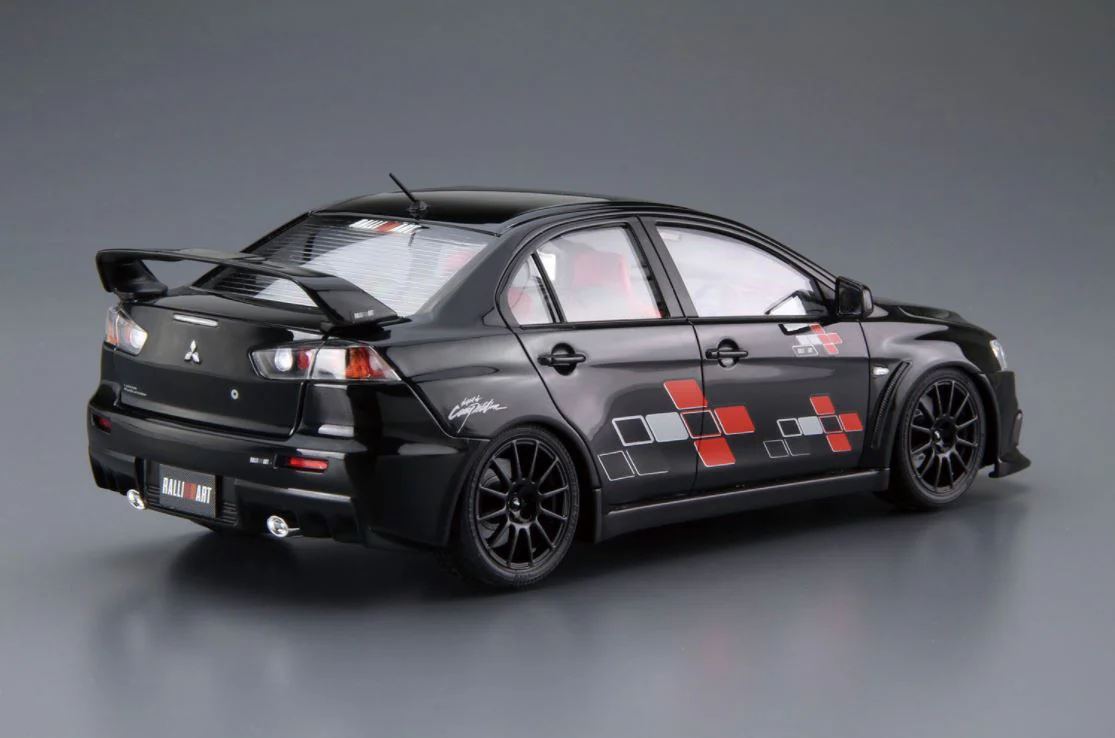 Aoshima 1/24 Mitsubishi Ralliart CZ4A Lancer Evolution X '07 - Image 3